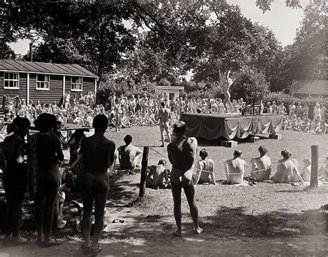 vintage nudist pics|Beauty contest at a nudist camp, PA., 1965